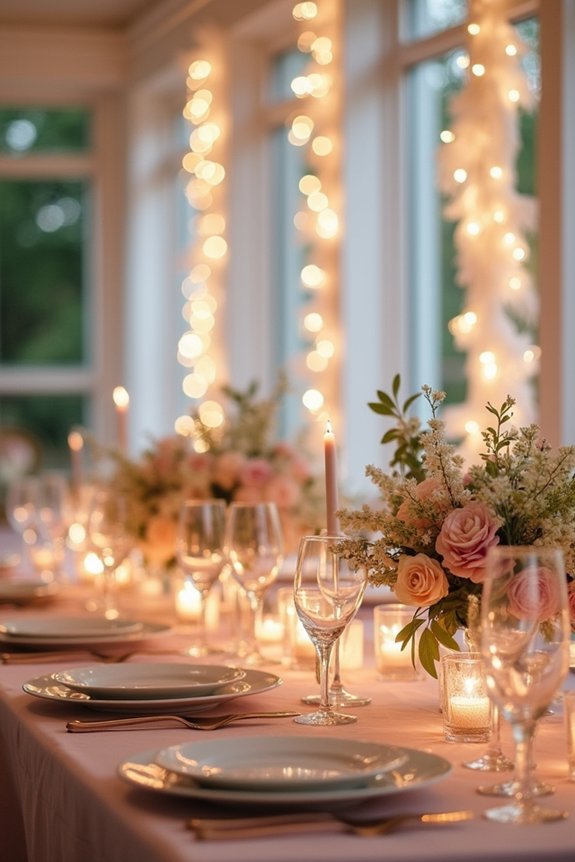 enhance with lights garlands