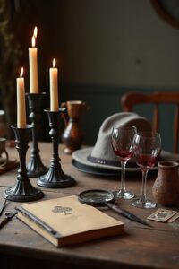 essential decor for mystery party