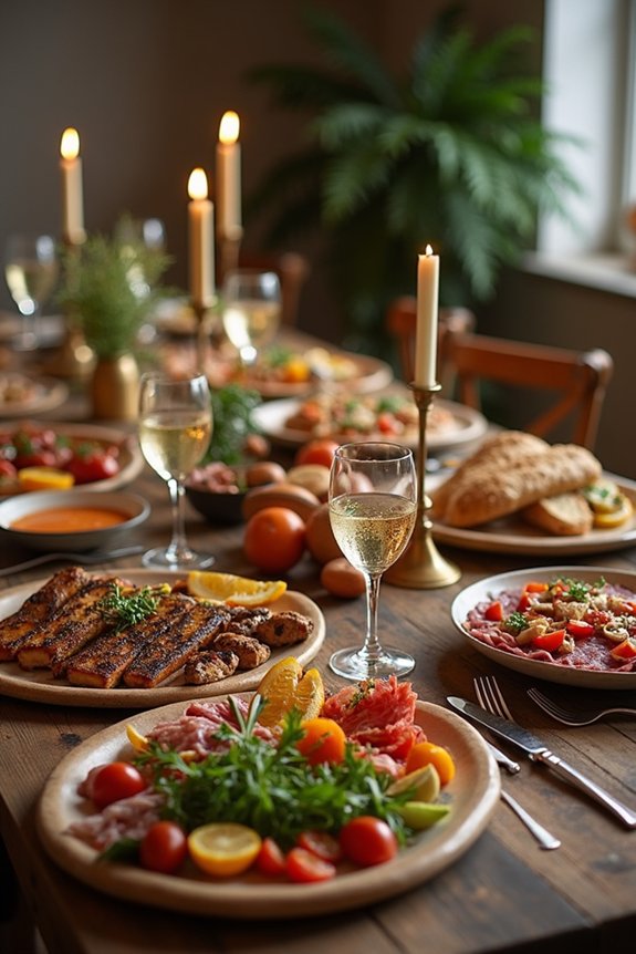 family style meal intimacy
