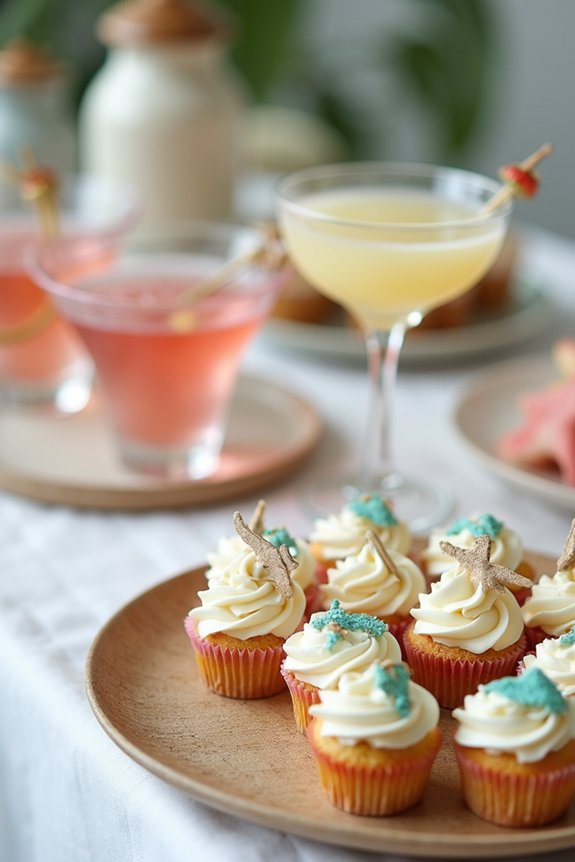 farewell themed food touches