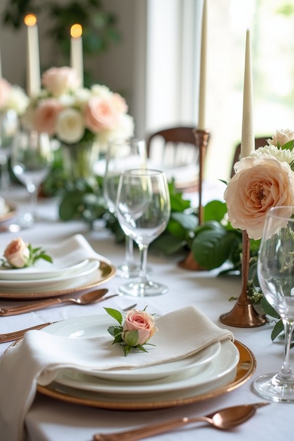 floral elegance enhances ambiance