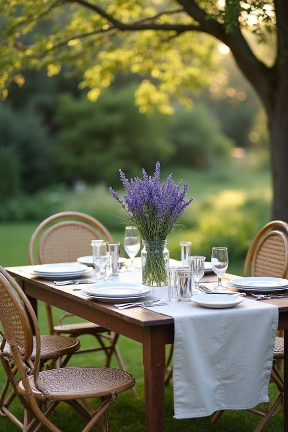 french bistro outdoor luncheon