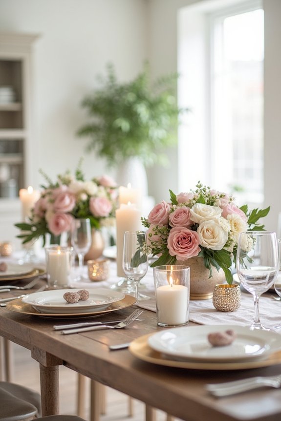galentines day friendship centerpieces