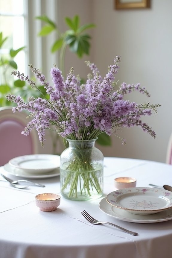 garden inspired flower arrangements