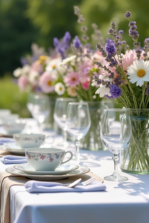 garden party elegance florals