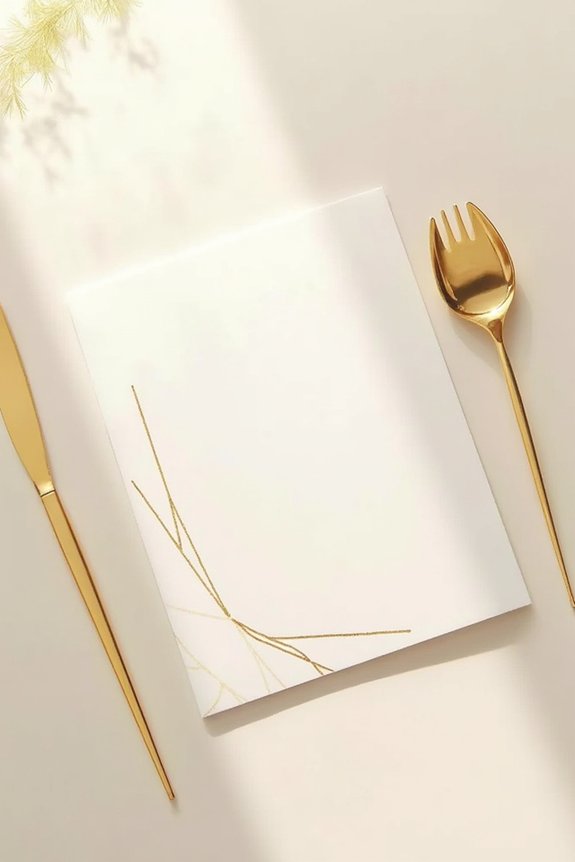 geometric gold anniversary invitations