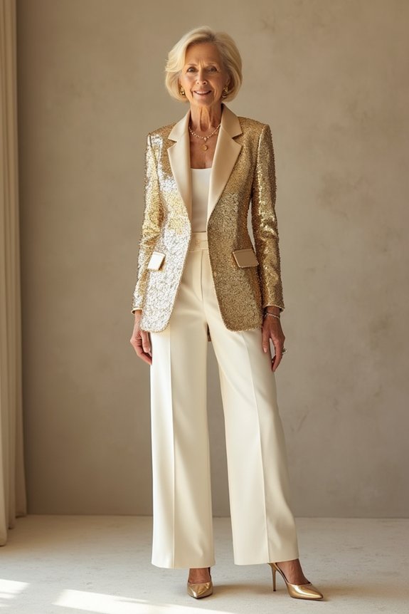 glamorous gold statement accessories