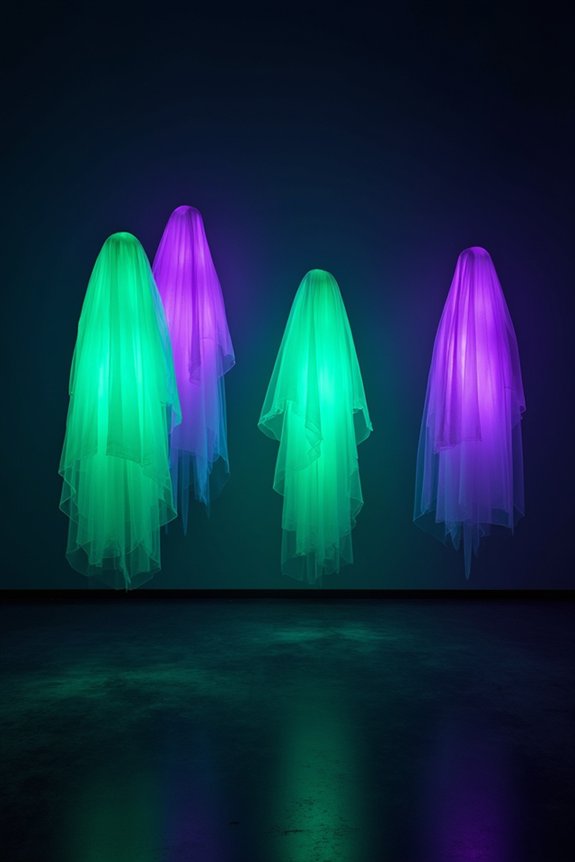 glow in the dark ghost decor