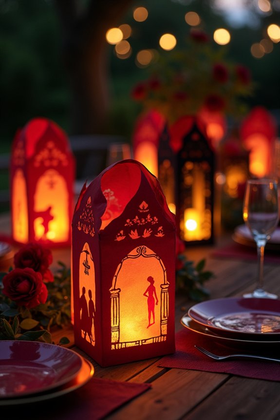 glowing lanterns for celebrations