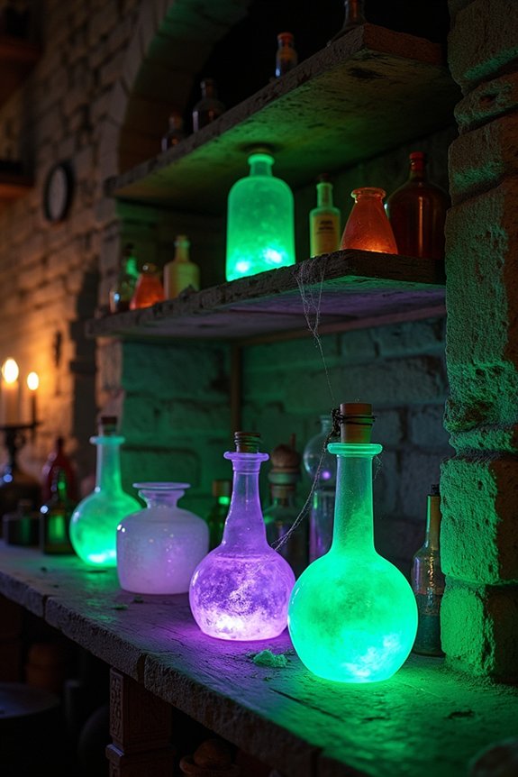 glowing witch s potion backdrop