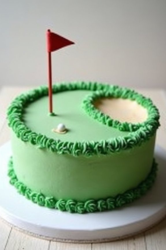 golf themed cake designs