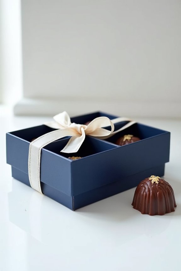 gourmet favors in navy