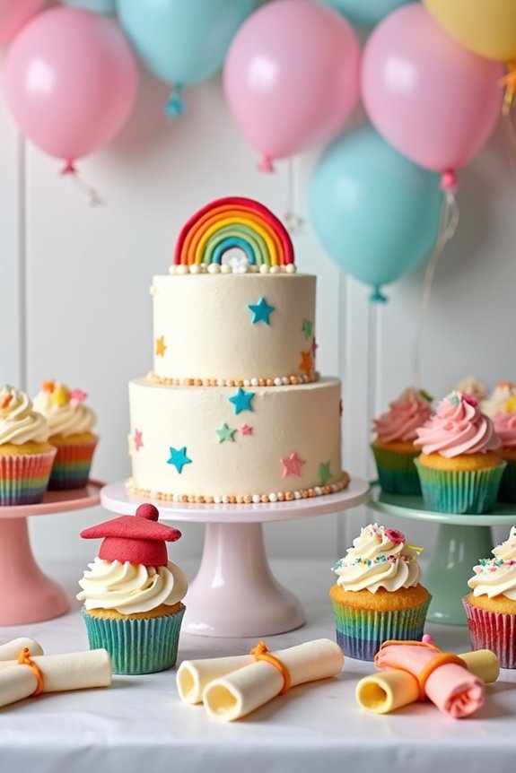 graduation dessert spread ideas