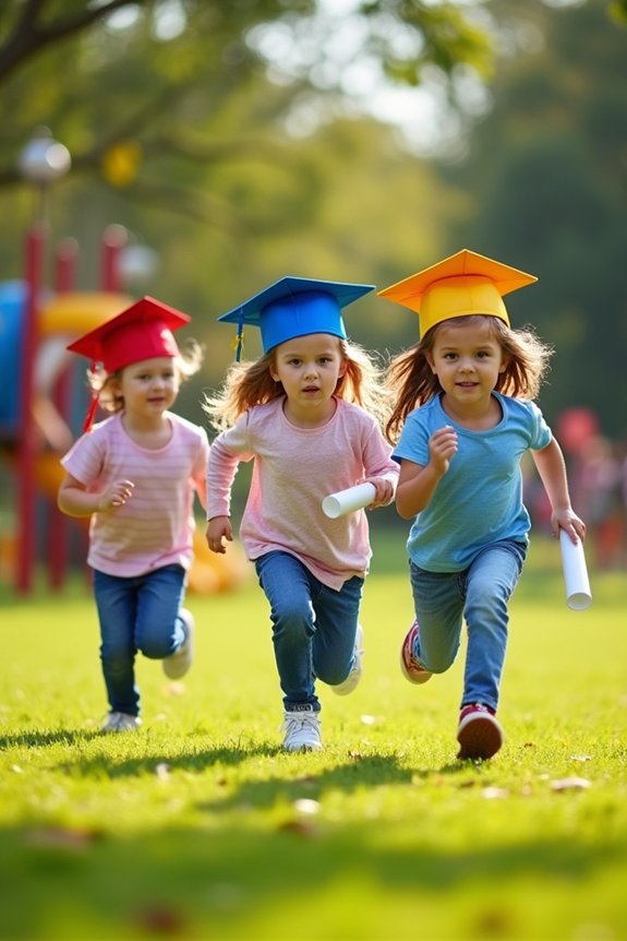 graduation relay race fun