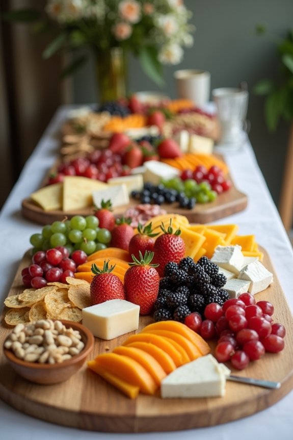 grazing table for celebrations