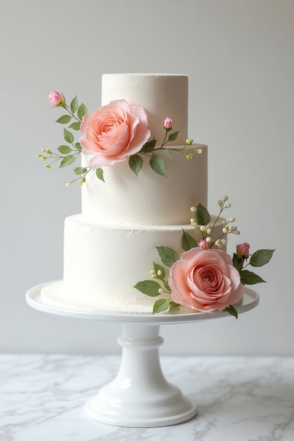 hand painted edible flowers