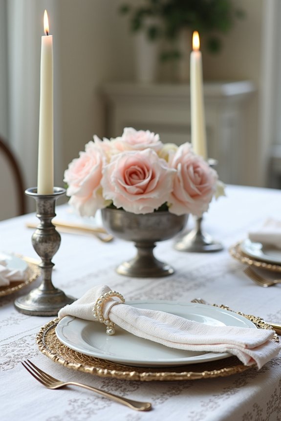 heirloom inspired vow renewal d cor