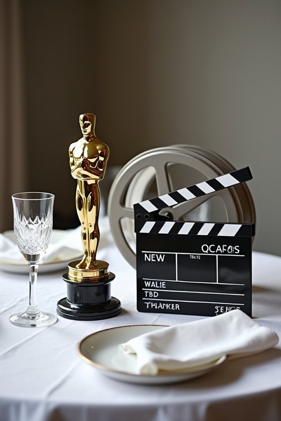 hollywood event centerpiece ideas