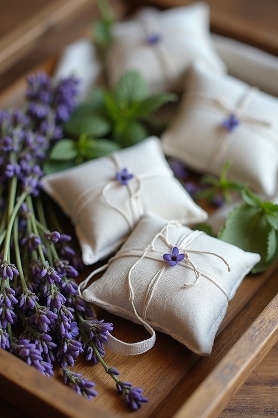 homemade herbal tea favors