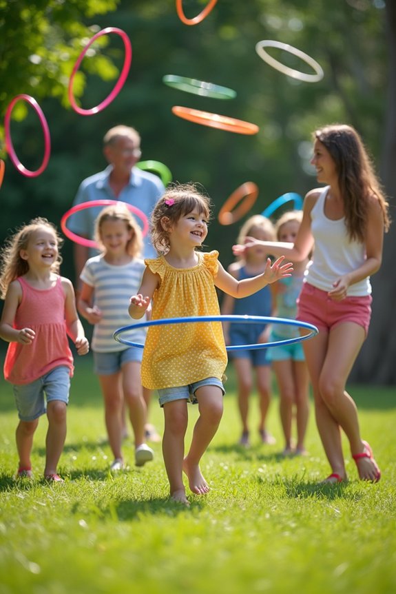 hula hoop laughter contest