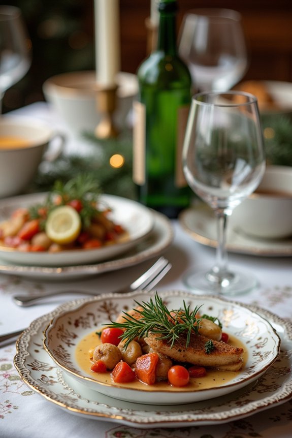 impressive festive christmas menu