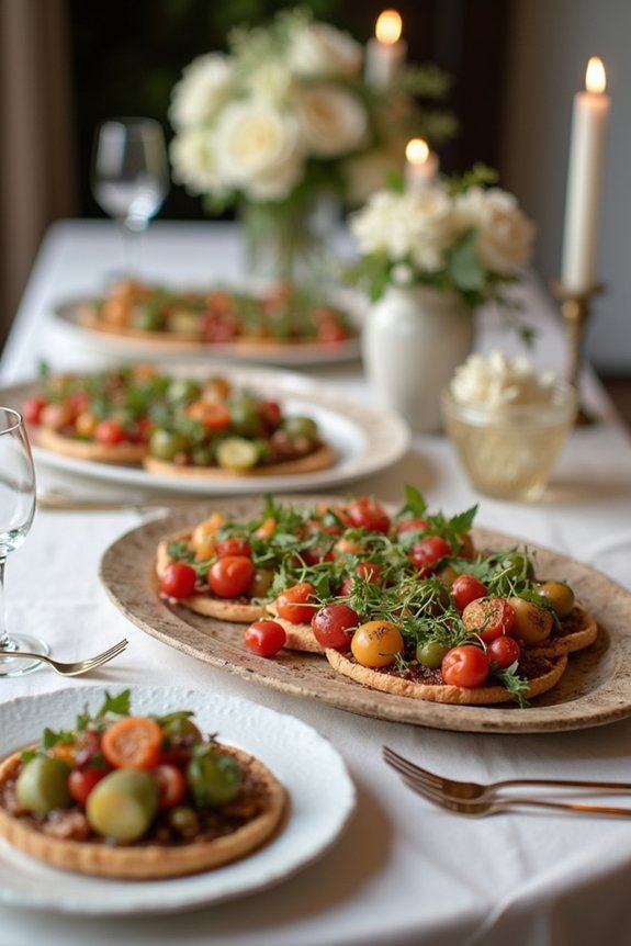 impressive rehearsal dinner cuisine