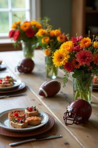 impressive super bowl centerpieces