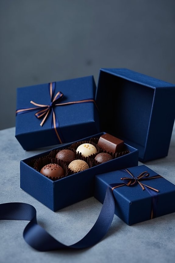 indulgent luxury chocolate favors