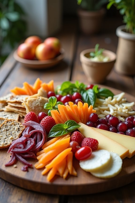 instagrammable grazing table setup