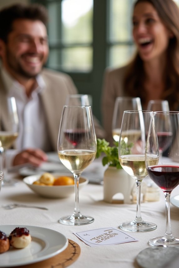interactive blind wine tasting