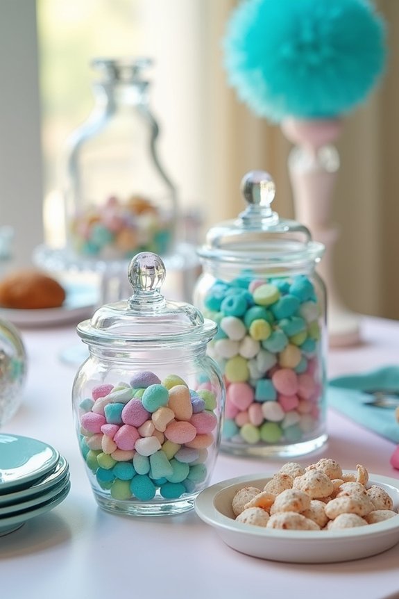 interactive mermaid candy jars