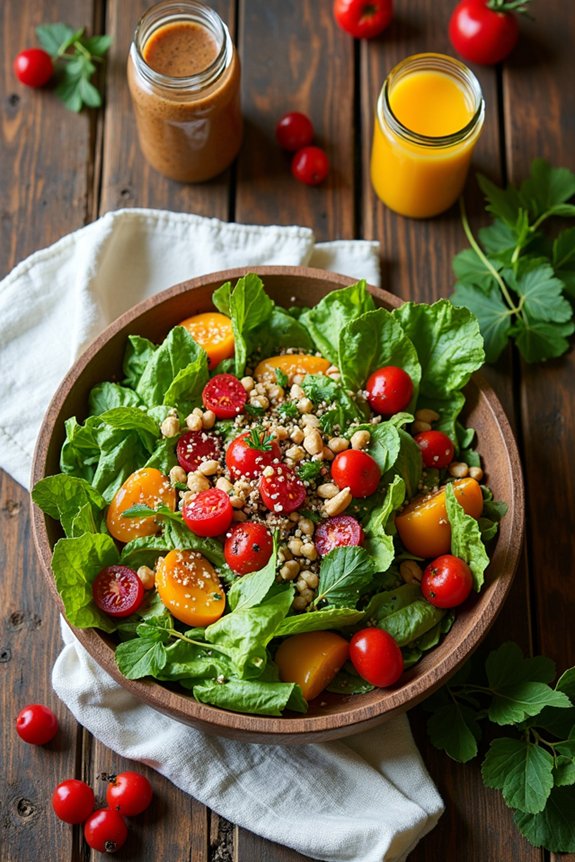 interactive seasonal salad bar