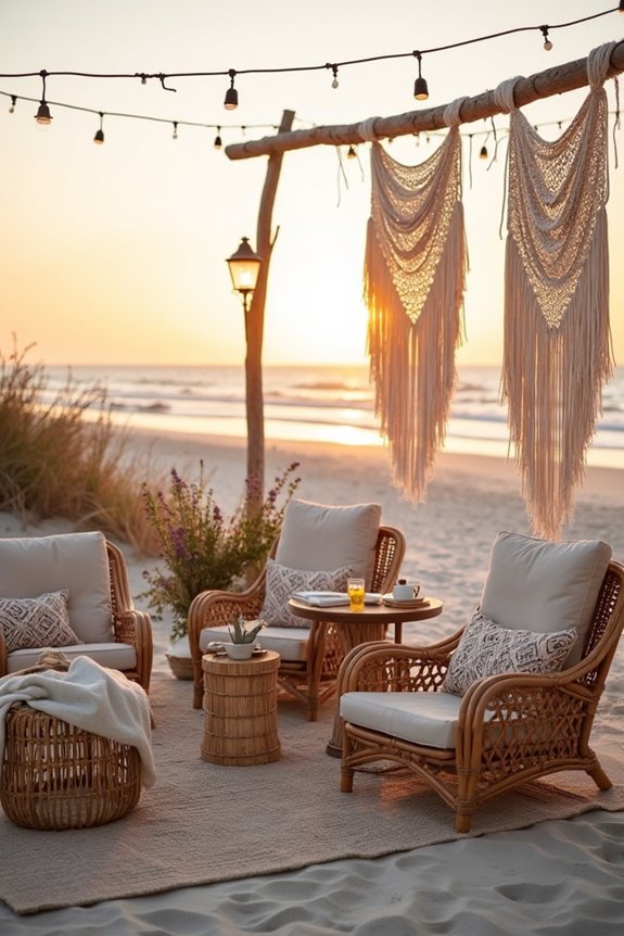 inviting beach boho decor