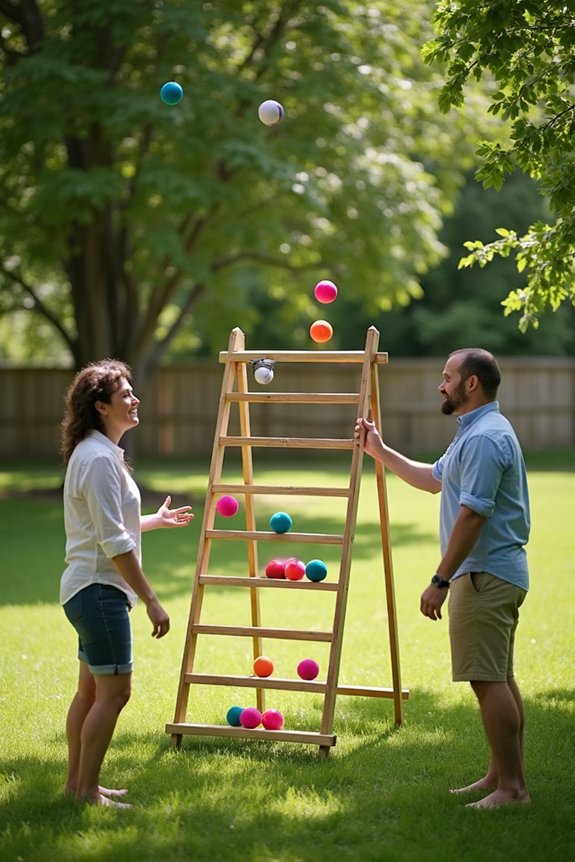 ladder toss quick setup fun