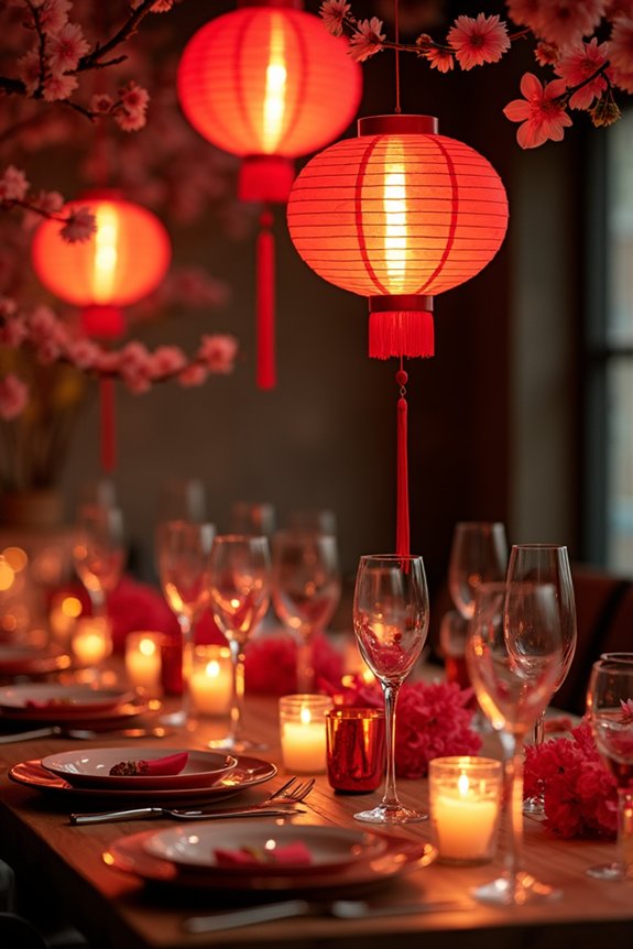 lantern centerpieces for celebration
