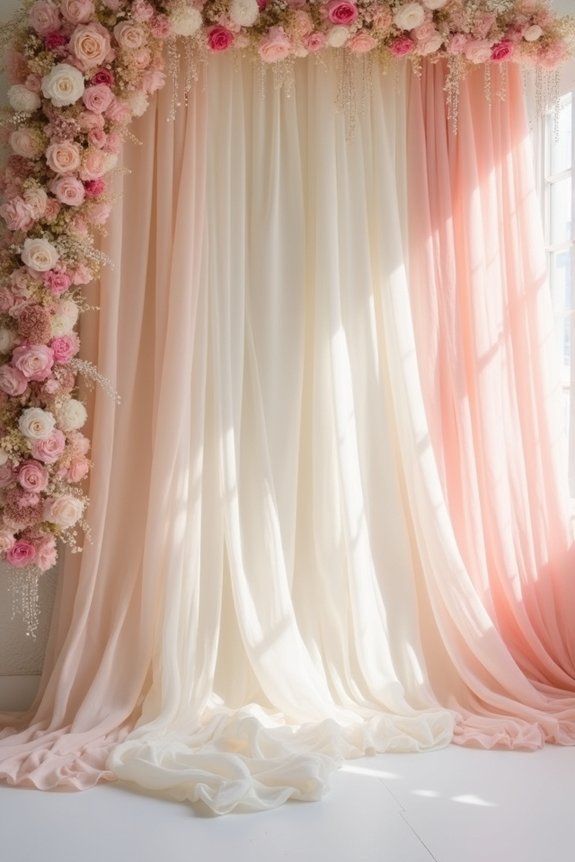 layered backdrop for impact