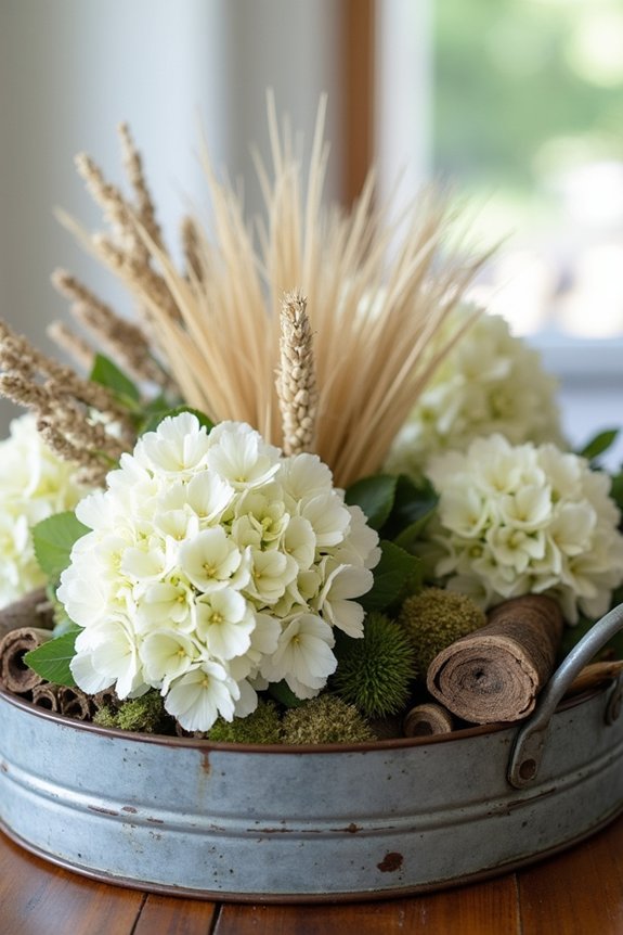 layered farmhouse centerpiece ideas
