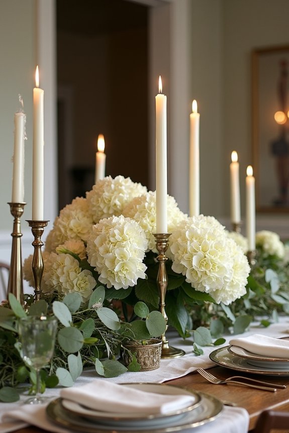 layered floral centerpiece design
