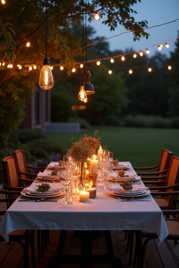 layered lighting for atmosphere