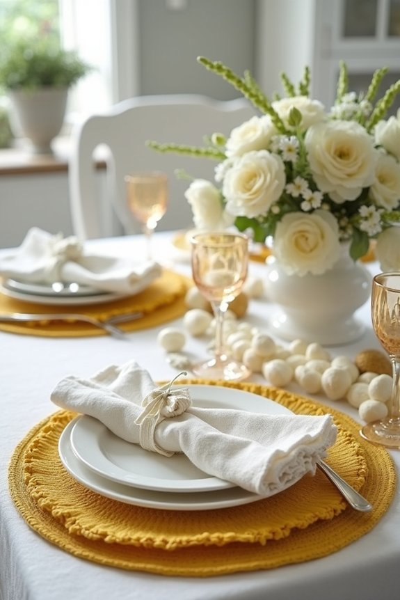 layered linens add sophistication