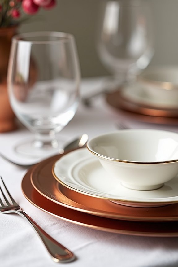 layered metallics for elegance