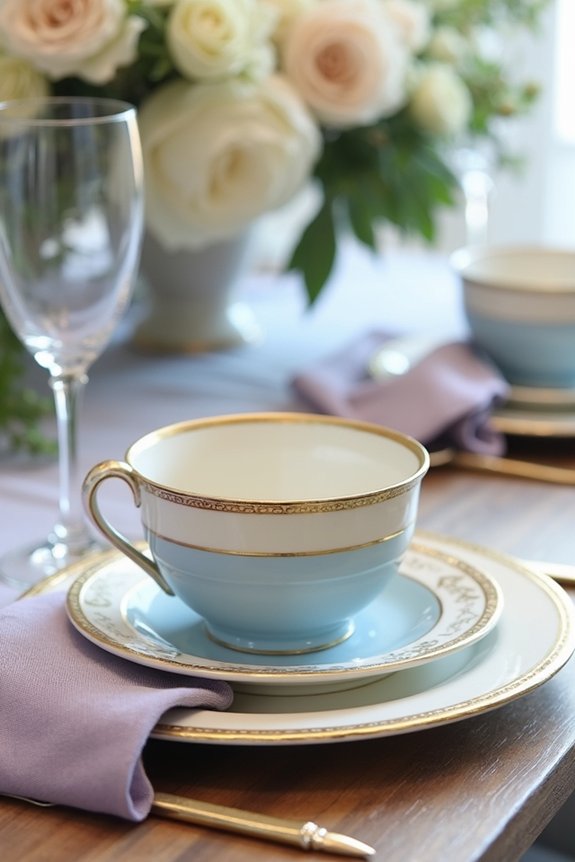 layered plates for elegance