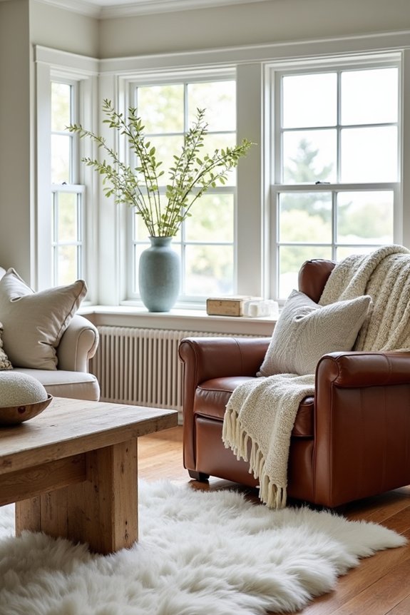 layered textures for comfort
