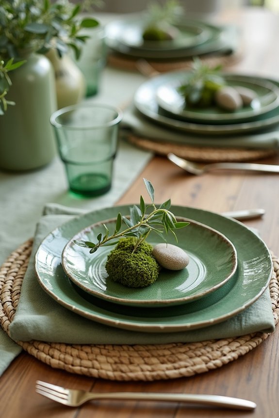 layered textures for tablescape