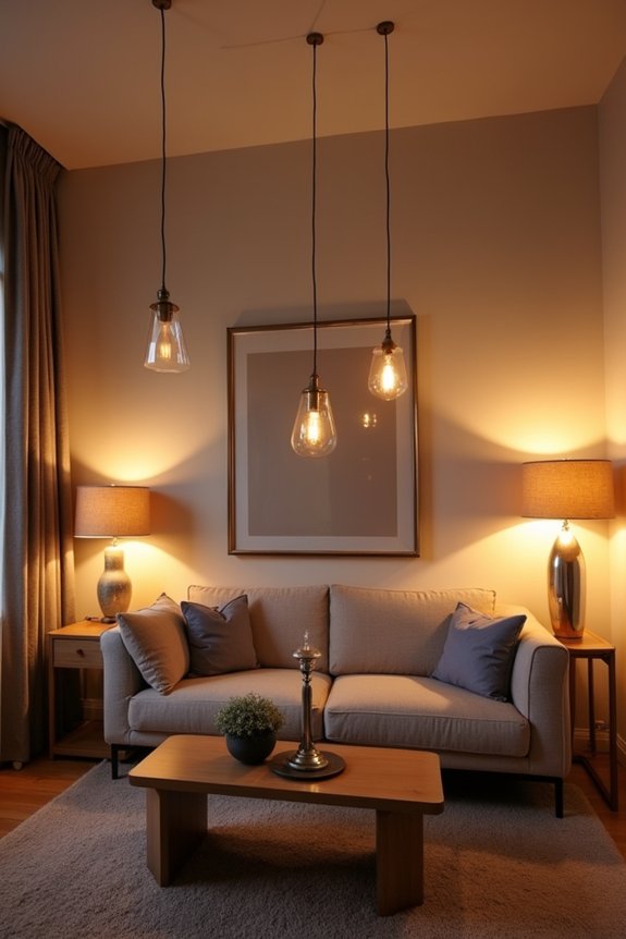 layered warm lighting ambiance