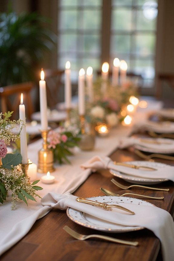 layering textures for tablescape