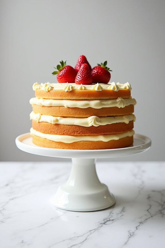 light and elegant dessert