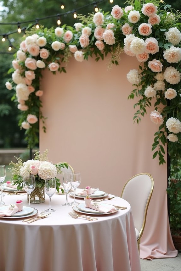 lush botanical garden backdrop
