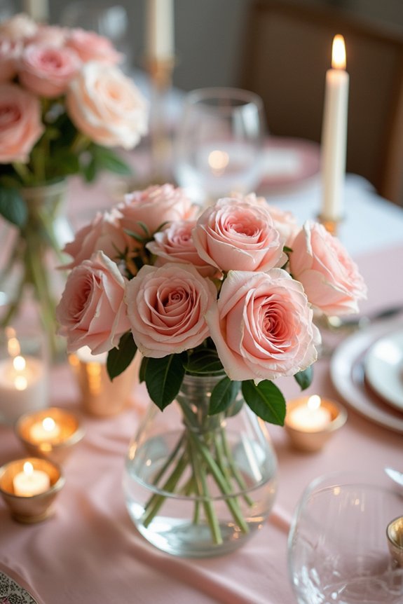 luxe centerpieces on budget