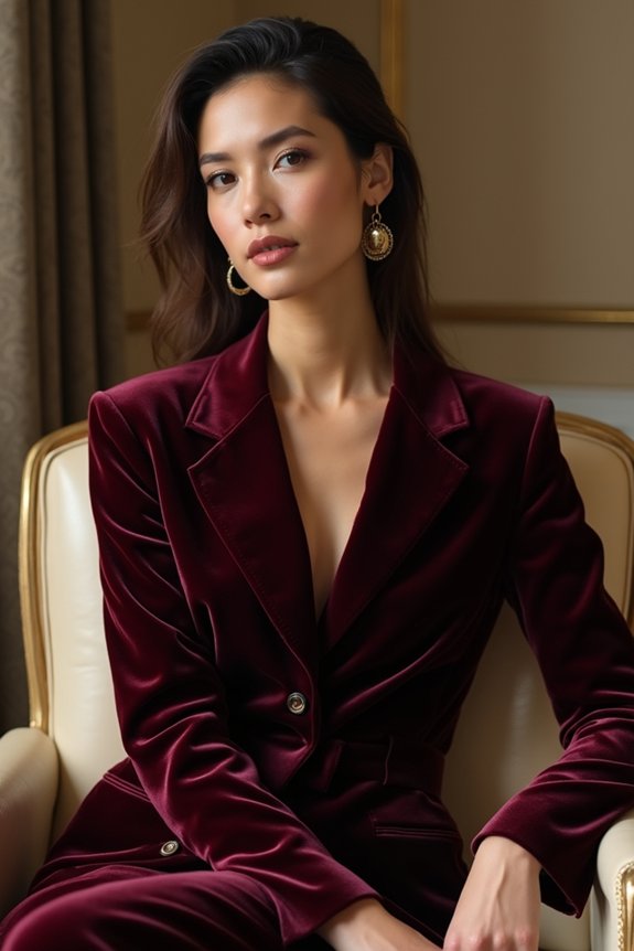 luxe fabrics and accents